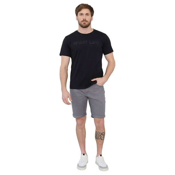 Bermuda Hombre Roll Up Charco Liso Corona