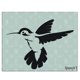 thumbnail image 1 of Plantilla Stencil1 22x28 cm Colibrí Naturaleza, 1 of 5