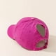 thumbnail image 1 of High Ponytail Baseball Cap Women Men Unisex Washed New Year Presents Christmas Valentine's Gift For Her, 1 of 5