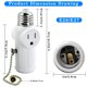 thumbnail image 2 of Adaptador de Enchufe para Casquillo de Luz E26/E27 – Pack de 2 XGJUCE, 2 of 6