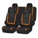 thumbnail image 1 of Juego completo de fundas para asientos de coche FH Group, tela, ajuste universal, naranja, 1 of 8