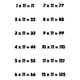 thumbnail image 1 of Decomural 11 Times Table Math - Schools WS-34443, 1 of 2