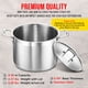 thumbnail image 3 of Inducción Stockpot Bakken de acero inoxidable cepillado de 8 litros, 3 of 9