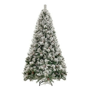 Jardimex - Arbol Navidad Nevado 1.90 M Piñas Navideñas 1256 Ramas