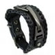 thumbnail image 1 of Pulsera Masculina Eco Cuero Estilo Punk, Brazalete Punk, 1 of 2