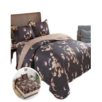 Genérico - Cubrecama Quilt 5 Piezas Con Sábana Incluida C3