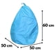 thumbnail image 4 of Funda Pouf Pera Infantil Turquesa (sin relleno)60x50x50, 4 of 4