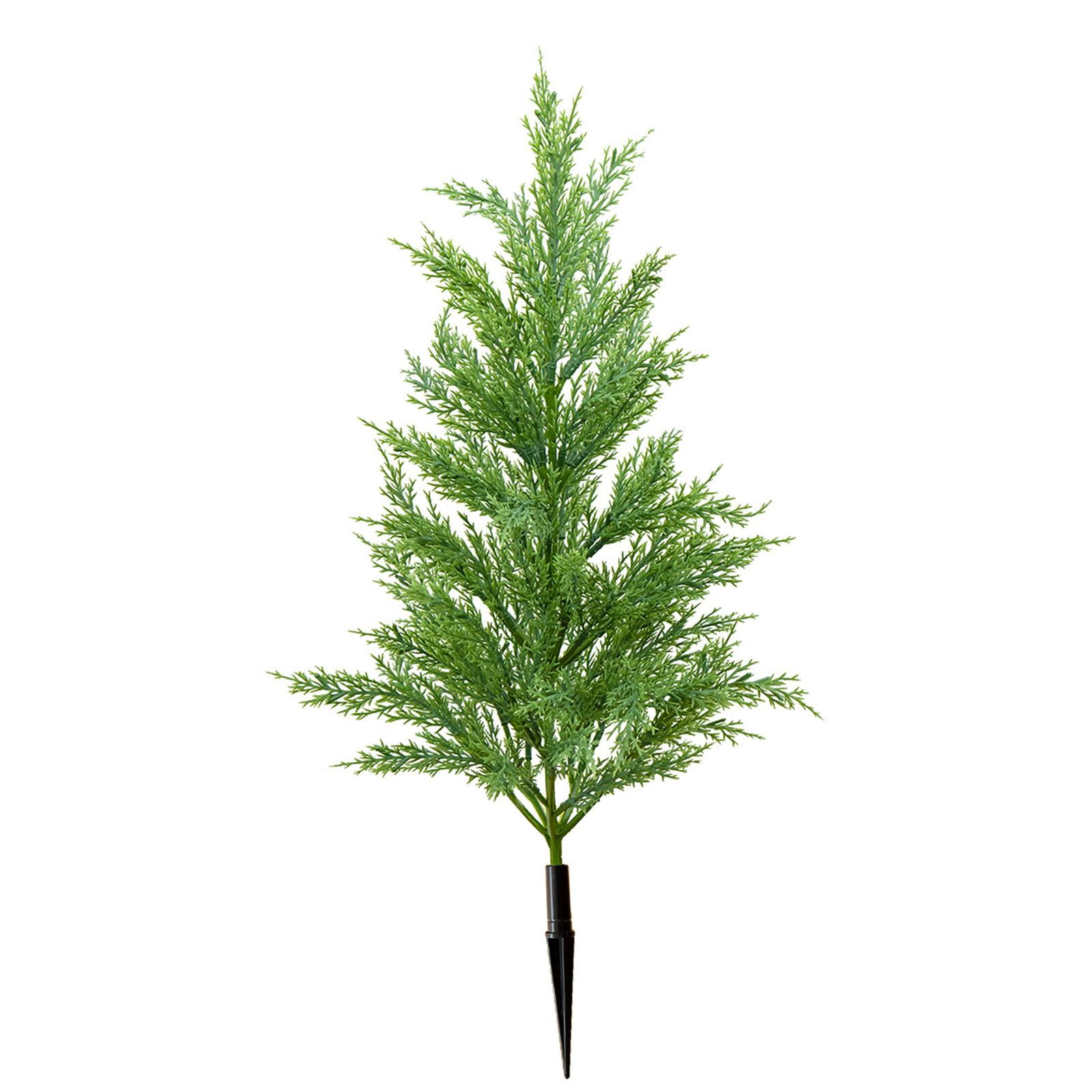 Magideal - De Ciprés Artificial Para Decoración Navideña Al Aire Libre Con Planta De Ciprés Realista En El Suelo Para Regalo De Porche Delantero