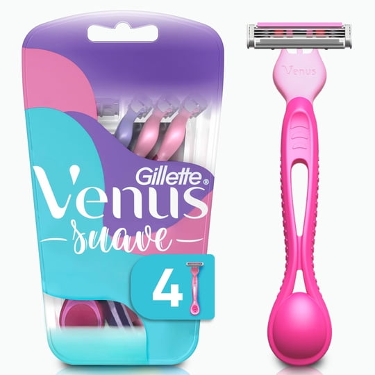 Máquina De Afeitar Mujer Gillette Venus Suave Con 3 Hojas