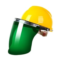 Ioensy - Campanas De Soldadura Lente De Pc Soporte De Aluminio Gorra De Trabajo Sombrero Para Soldadura Pulido Mig Verde