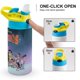 thumbnail image 4 of Primos Botella de Agua con Tapa Pop Top de Un Toque, Acero Inoxidable, a Prueba de Fugas, para Deportes, Botella Infantil azul 12 oz, 4 of 6