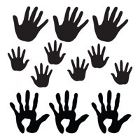 Rienda Libre Graphics - Decomural Hand Print School Nursery Set Ws-33361
