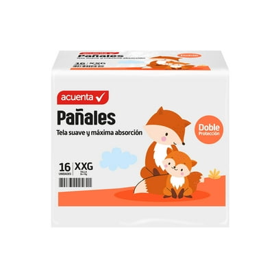 Pañales Pants Xxg 16 Un Acuenta