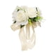 thumbnail image 4 of Arreglo Elegante Del Ramo De La Novia De La Boda Para La Decoración Del Partido De La Iglesia Blanco, 4 of 5