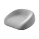 thumbnail image 4 of Asiento De Refuerzo Para Silla De Cocina Liviana Creciente Cojín Para Niños Para Niños Gris, 4 of 5