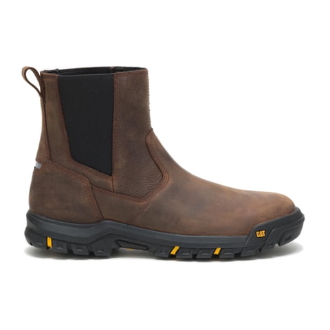 Construction Boot Cat Wheelbase Para Hombre En Color Arcilla