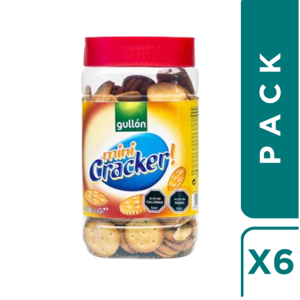 Pack 6 Galletas Mini Cracker Gullon 350 Grs C/U
