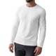 thumbnail image 4 of INSPIRE CHIC Camiseta Casual para Hombre Cuello Redondo Manga Larga Camiseta Básica Suave XL Blanco, 4 of 6