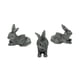 thumbnail image 2 of 3x Pies Para Macetas Figuras De Animales Soporte Para Plantas Para Oficinas Sala De Estar Conejo Agachado Al Aire Libre, 2 of 5