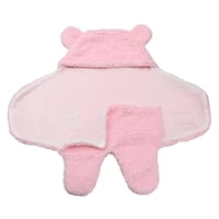 Clickdescuento - Saco De Bebe Para Dormir Polar Blanco Rosa S