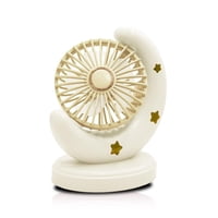 Genérico - Mini Ventilador De Escitorio Usb Silencioso En Forma De Luna