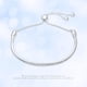 thumbnail image 3 of Pulsera KUNSIR Plata 925 Charm Ajustable Circonia Cabica, 3 of 3