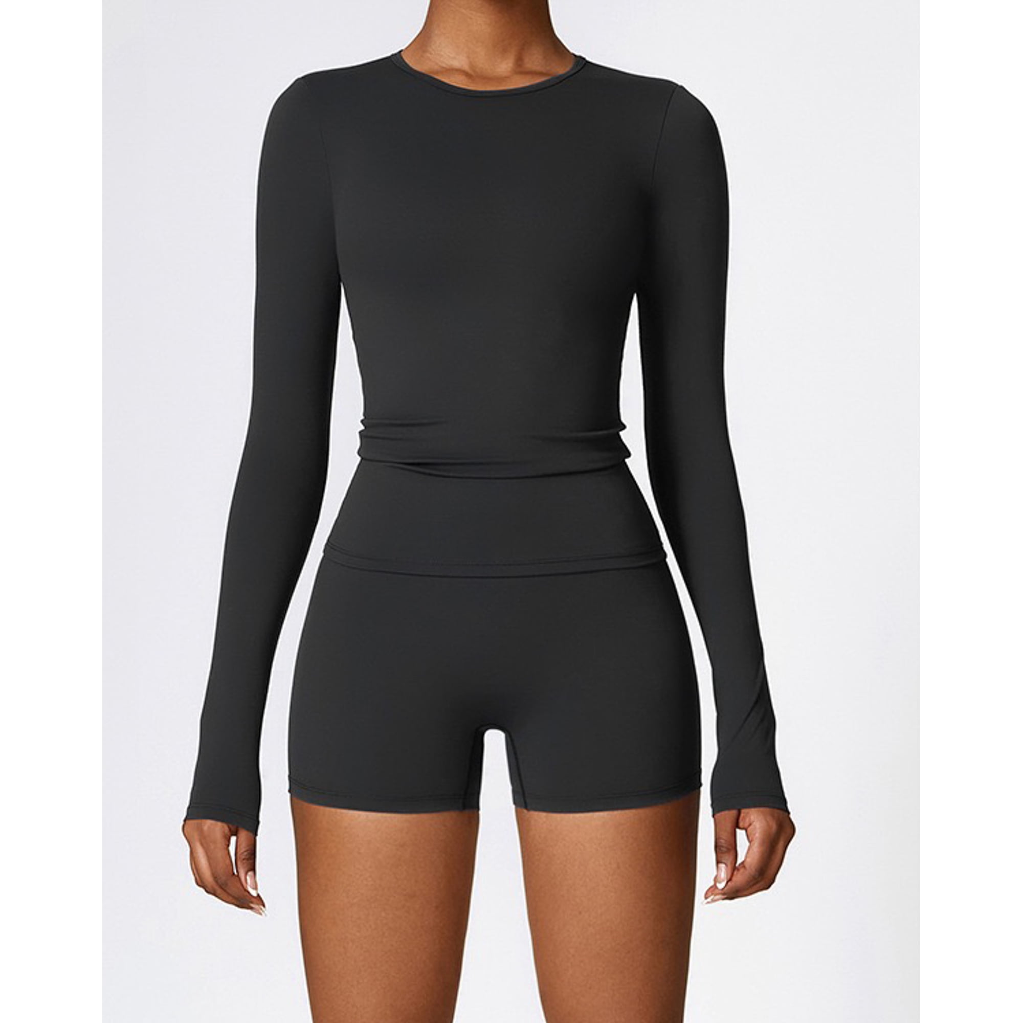 Flix Spa - Polera Slim Fit Manga Larga Mujer Silueta Modeladora