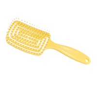 Magideal - Cepillo De Pelo Con Ventilación, Herramienta De Estilismo Para El Hogar, Cepillo De Paleta De Salón Suave, Cepillo De Pelo Húmedo Para Cabello Largo, , Amarillo