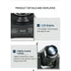 thumbnail image 2 of Foco Proyector Movil Led Rgb Dmx Audio Ritmico Luces Disco, 2 of 2