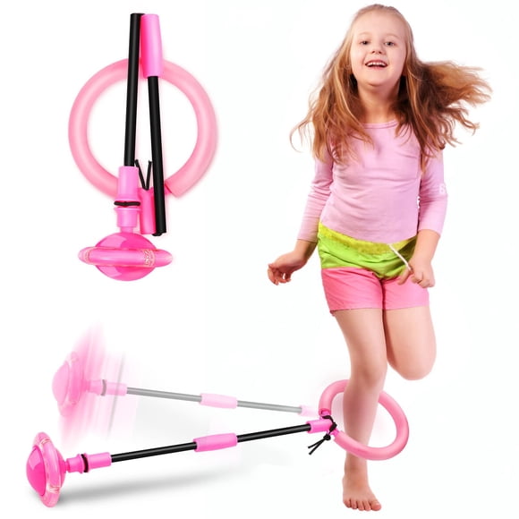 Skip Ball VITTYL Hewog portátil plegable con rueda de destello