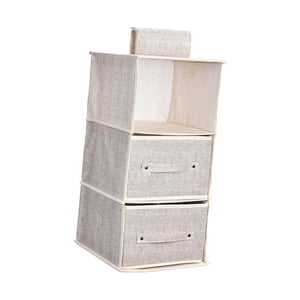 Magideal - Organizador De Armario Colgante Con Cajones, Bolsa De Almacenamiento Para Guardarropa, Estante Colgante Portátil Para Dormitorio, Camisas, Calcetines, , 3 Capas