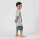thumbnail image 2 of Pijama Corto Niño Creeper y Steve Gris Minecraft, 2 of 7