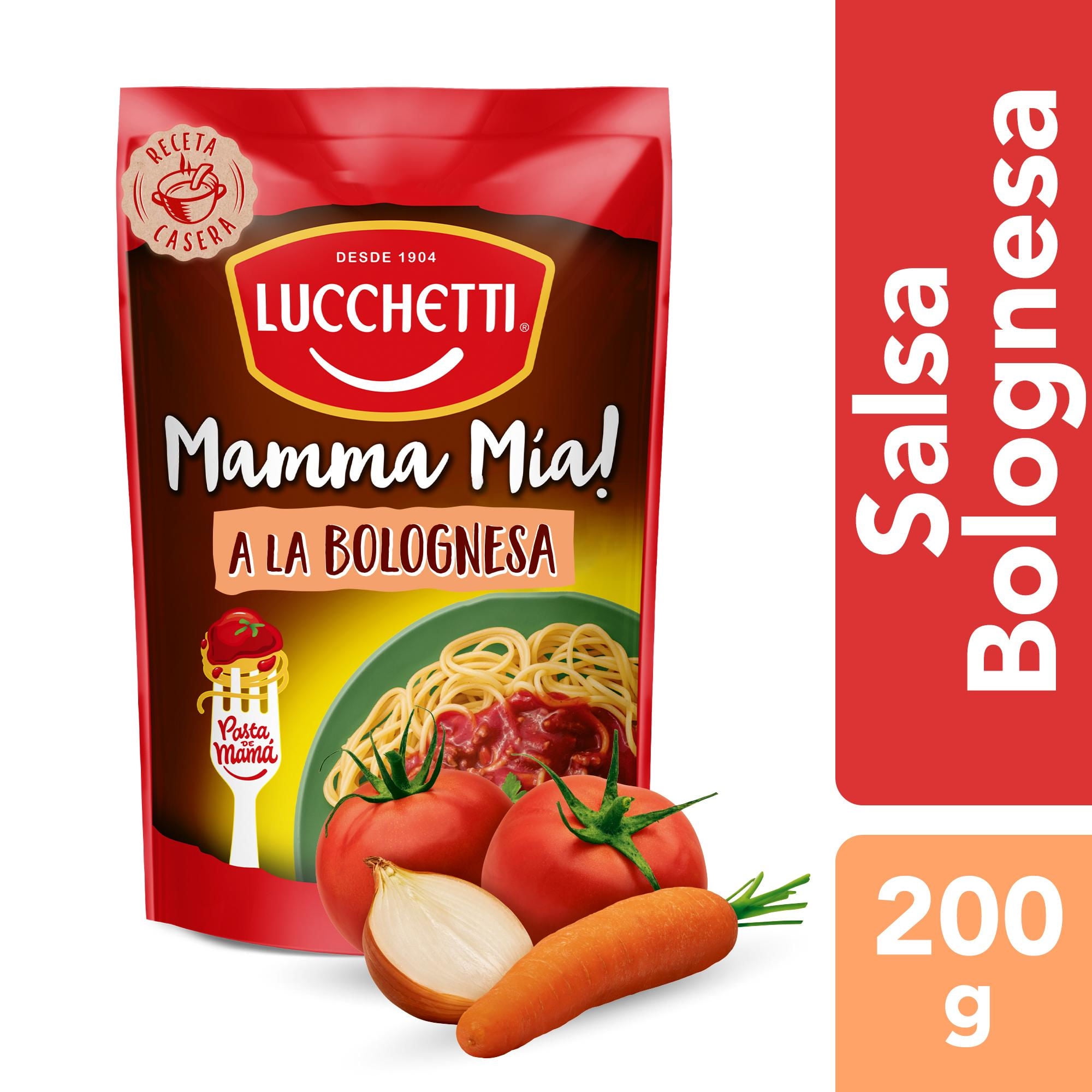 Salsa De Tomate Mamma Mia Bolognesa Doypack 200 g Lucchetti