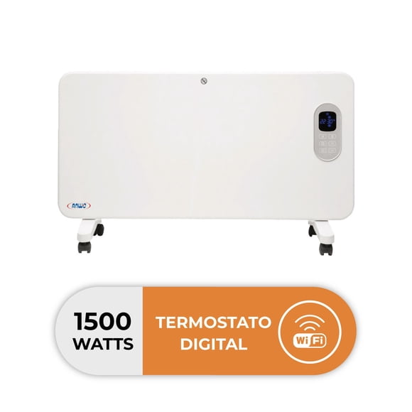 Calefactor Estufa Eléctrica Portátil Anwo Convectivo Liso 1500w Wifi
