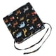 thumbnail image 3 of Cojín portátil para silla de comedor, cojín para silla, asiento para silla , cojín aumentado, con correa para bebés y niños animales negro, 3 of 5