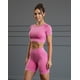 thumbnail image 1 of Conjunto Deportivo Mujer Short Push Up y Top Manga Corta, 1 of 3