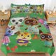 thumbnail image 1 of Animal Crossing Comforter Set 3 Pieces Quilt Cover Set Soft Bedding Sets for All Seasons, 1 of 5