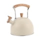 thumbnail image 1 of Hervidor De Agua Silbante Con Tapa De Pico, Olla Para Utensilios De Cocina Para Senderismo, Pesca Al Aire Libre, Color Blanco, 1 of 3