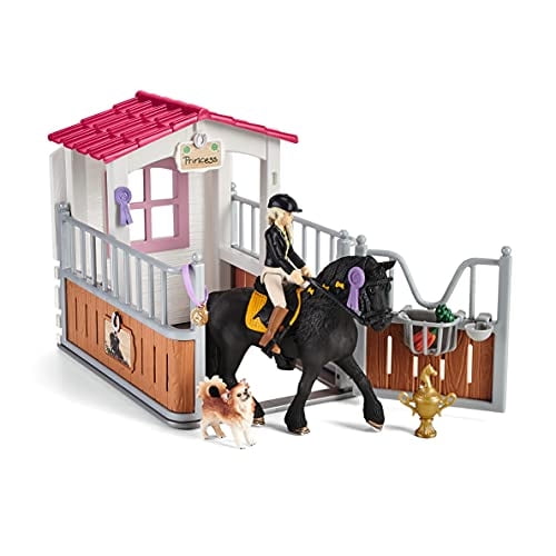 Puesto De Caballos Schleich Horse Club Tori Y Princess Horse 15 Piezas