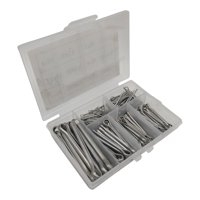 Ioensy - 230X Pasadores Partidos Pasadores De Chaveta Sujetan Pasadores O Tuercas Almenadas En Su Lugar