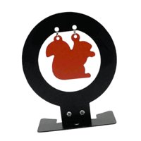 Magideal - Objetivo De Práctica De Tiro De Acero Al Carbono Profesional Para Interiores Y Exteriores, Portátil, De Metal. Ardilla
