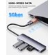 thumbnail image 3 of Adaptador USB POHFP USB-C a USB-A (4 unidades) en rosa dorado, 3 of 6