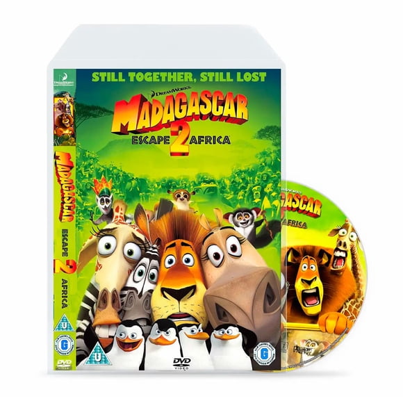 Fundas para DVD Tarifold pack de 100 con solapa y arte de portada