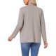 thumbnail image 3 of INSPIRE CHIC Blazers de Suéter para Mujer Casual de Negocios de Manga Larga Cárdigan de Trabajo Abierto con Solapa Chaquetas de Traje con Bolsillos L Taupe, 3 of 6