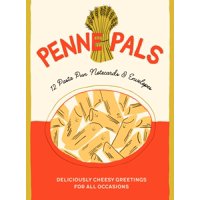 Tarjetas De Nota Penne Pals Con Sobres, 12 Juegos De Juegos De Palabras De Pasta - Chronicle Books