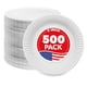 thumbnail image 1 of Platos De Papel 9 Pulgadas Blancos 500 Unidades, 1 of 7