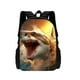 thumbnail image 1 of Mochila 3D Shark Print Children's School Bag Cartoon Animal Print Boys and Girls School Bag Lightweight Children's Backpack, 1 of 3