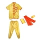 thumbnail image 5 of Traje Tradicional Chino De Wushu Para Adultos, Ni?os, Mujeres, Ni?os Y Ni?as, Amarillo 160, 5 of 5