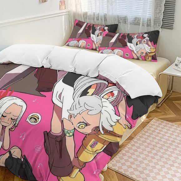 Seraphim Bed Duvet Cover Funny Anime Cartoon Bedding Sets Lightweight 3 Piece Comforter Sets