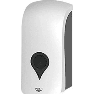 Genérico - Dispensador Jabon Líquido Rellenable Plastico Al Muro 1000Ml Color Blanco - 325015